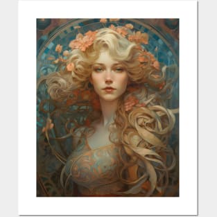 Alphonse Mucha style Posters and Art